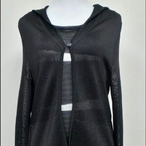 Rodika Zanian black long top and sleeveless tank